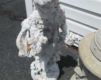 A LARGE VARIETY OF OUTDOOR STATUARY WILL BE AVAILABLE AT THE SALE.