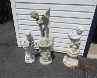 A LARGE VARIETY OF OUTDOOR STATUARY WILL BE AVAILABLE AT THE SALE.