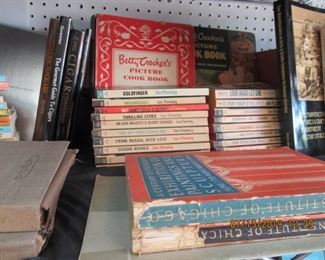 OUR BOOKS COVER A VERY LARGE AREA OF THE WALL, LEATHER, FIRST PRINTING, ANTIQUE, COLLECTIBLE PRICING BOOKS, BOOKS ON FAMOUS ARTISTS, CHILDREN BOOKS, MANY MANY MORE PRICING WELL, COME AND SEE