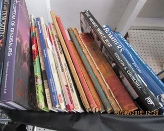 OUR BOOKS COVER A VERY LARGE AREA OF THE WALL, LEATHER, FIRST PRINTING, ANTIQUE, COLLECTIBLE PRICING BOOKS, BOOKS ON FAMOUS ARTISTS, CHILDREN BOOKS, MANY MANY MORE PRICING WELL, COME AND SEE