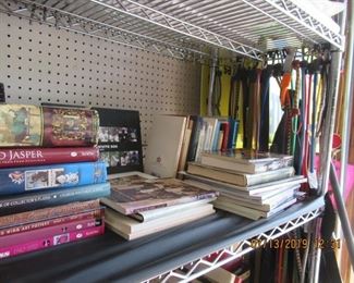 OUR BOOKS COVER A VERY LARGE AREA OF THE WALL, LEATHER, FIRST PRINTING, ANTIQUE, COLLECTIBLE PRICING BOOKS, BOOKS ON FAMOUS ARTISTS, CHILDREN BOOKS, MANY MANY MORE PRICING WELL, COME AND SEE