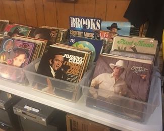 Broad Assortment of Records... Elvis to Michael to George and Johnny