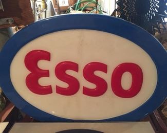 Vintage Esso Sign(Plastic)