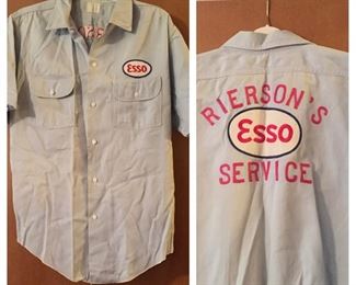 Old Esso Shirts (Rierson's Service)