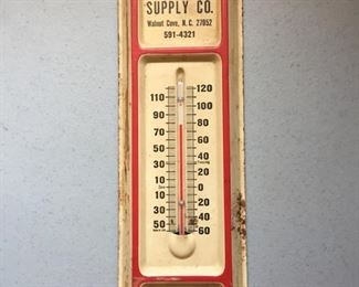 Hedgecock Builders Supply Advertising Thermometer
