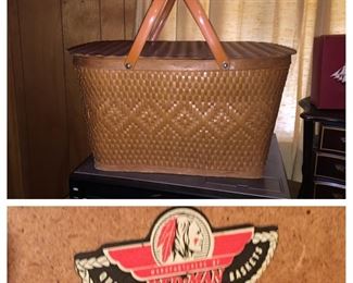 Red-Man Picnic Basket