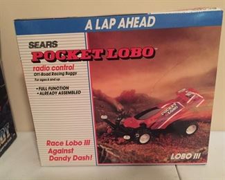 1980's Sears Pocket Lobo Radio Control Vehicle