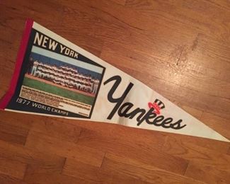 1977 World Champs NY Yankees Pennant