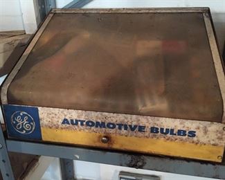 Vintage GE Automotive Bulb Display
