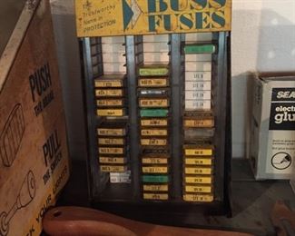 Vintage Buss Fuses Display