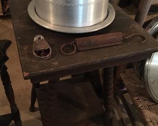 Cake Taker, Hanging Scale, Oak Center Table