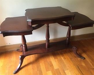 Tiered Mahogany Table