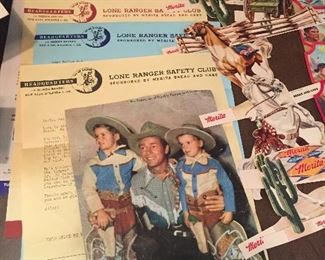 Merita Safety Club Lone Ranger Paperwork