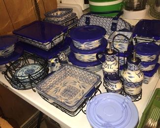 Large Collection of Old World Temp-Tations Ovenware