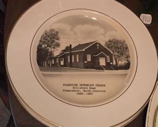 Palestine Methodist Church Plate - Ellisboro Road, Stokesdale NC