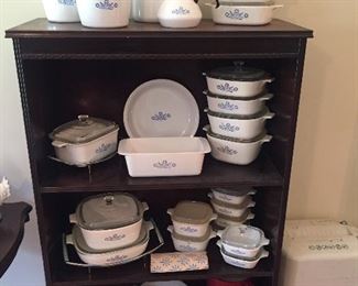 Assorted Blue Cornflower Corning Ware