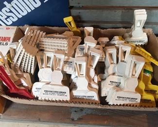 Vintage Rierson Esso Advertising Ice Scrapers