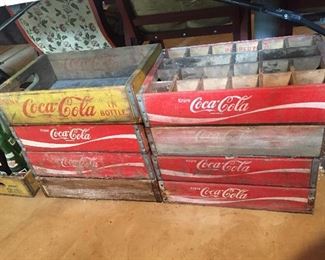 Wooden Coca Cola Crates