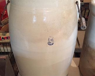 5 Gallon Stoneware Churn