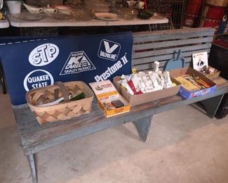 Primitive Wooden Bench