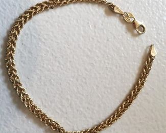 14 K Gold Bracelet 