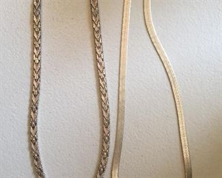 Assorted Sterling Silver Necklaces