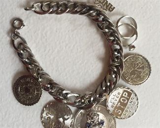 Sterling Silver Charm Bracelet