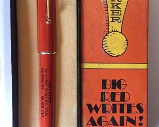 Vintage Advertising Parker Big Red Pen