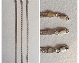 Assorted Sterling Silver Bracelets