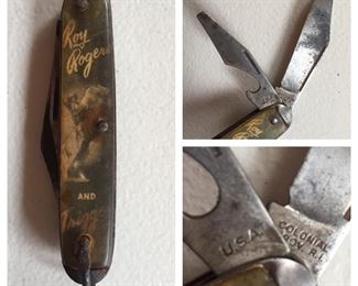 Colonial Roy Rogers and Trigger Novelty Knife