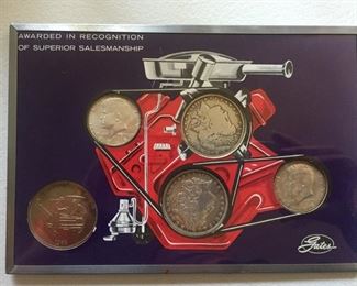 Gates Salesman Award(Silver Dollars/Silver Half Dollars) 