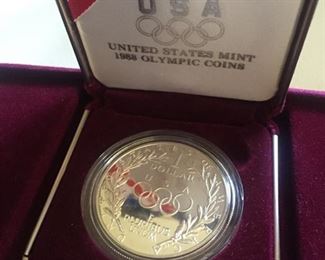 1988 Olympic Silver Dollar