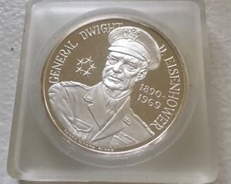 Eisenhower Silver Round