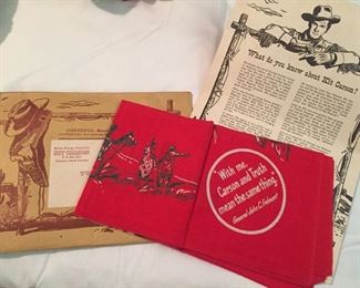 Kit Carson Kerchief with Original Mailer(Coca Cola) 