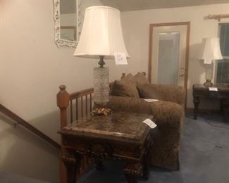 2 lamps Only., $25.00 each. Tables have sold.