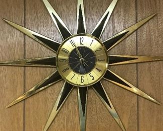 Elgin Mid Century Modern clock