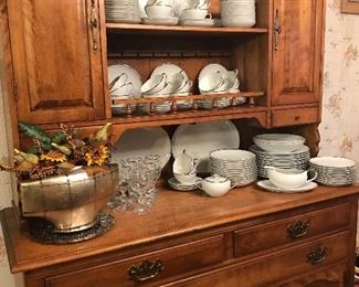 Cushman hutch with nice china set