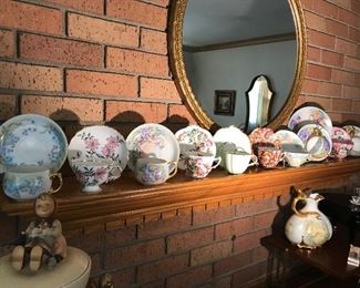 Rosina, Clare, Adderly tea cups