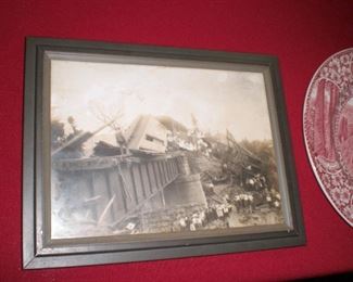 Train wreck photograph