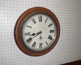 Ansonia bulls eye wall clock