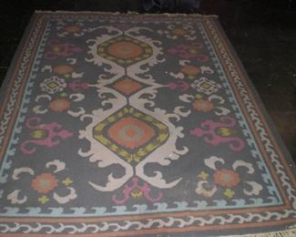 several oriental rugs
