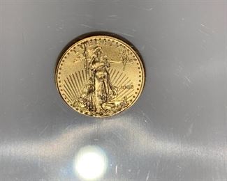 Gold American Eagle Gem uncirculated