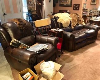 Recliner sold. Loveseat available.