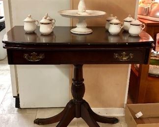 Chocolate set available Sunday. Table sold