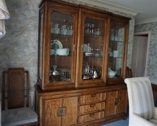 china cabinet, items inside not for sale