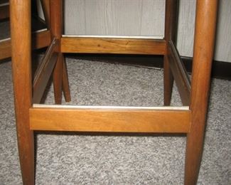 Quality Metal Foot Rim Protects Wood Cross Supports