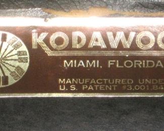 Kodawood Miami Florida Label