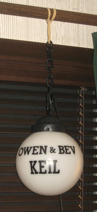 Bar Globe Light Owen & Bev Keil