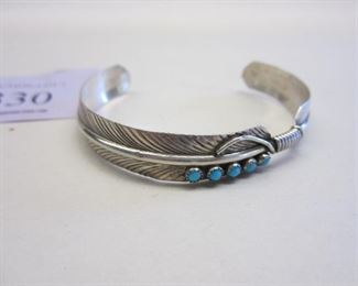 Sterling cuff bracelet