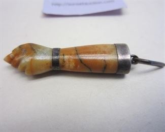 small alabaster pendant